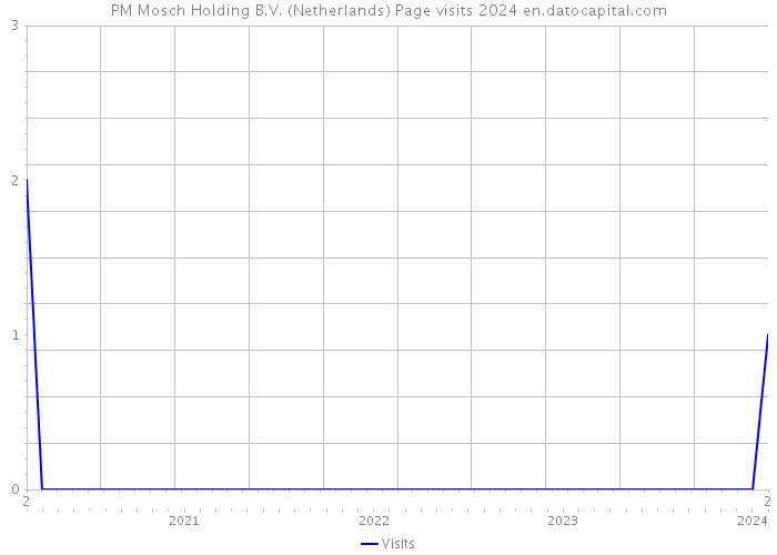 PM Mosch Holding B.V. (Netherlands) Page visits 2024 