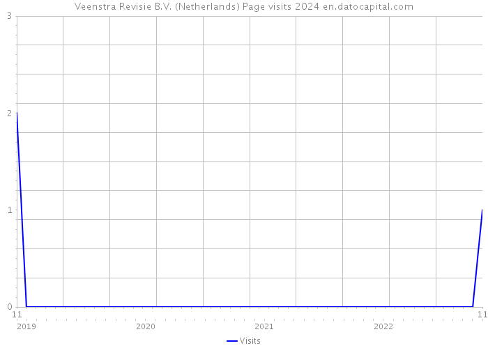 Veenstra Revisie B.V. (Netherlands) Page visits 2024 