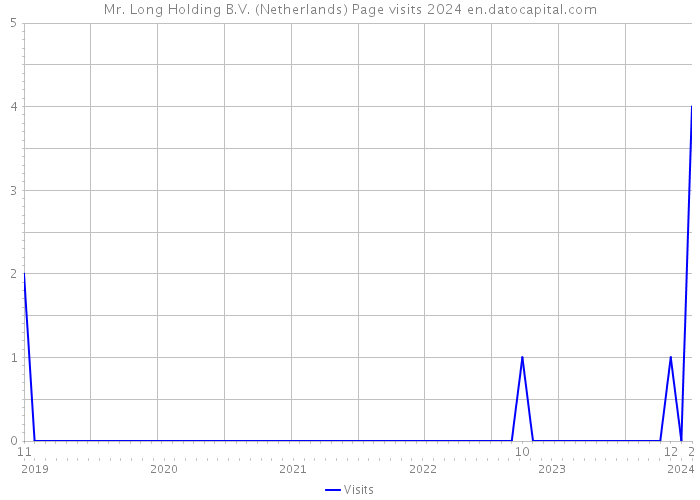 Mr. Long Holding B.V. (Netherlands) Page visits 2024 