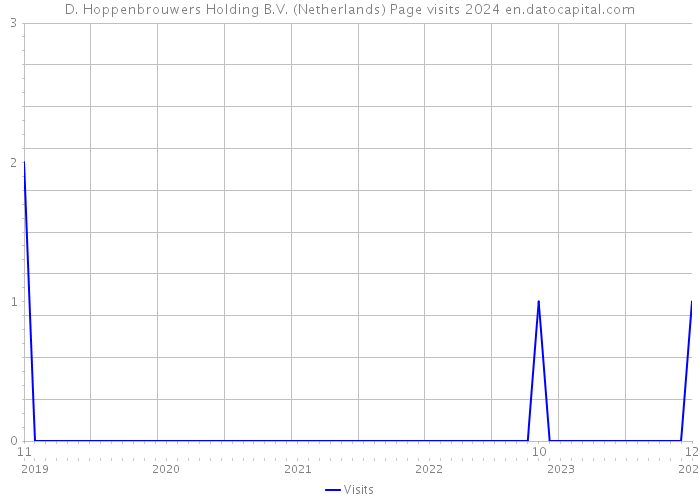 D. Hoppenbrouwers Holding B.V. (Netherlands) Page visits 2024 