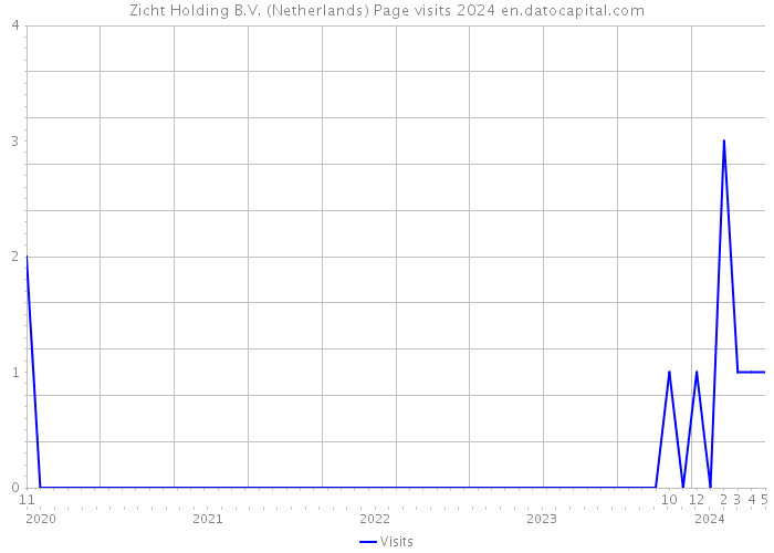 Zicht Holding B.V. (Netherlands) Page visits 2024 