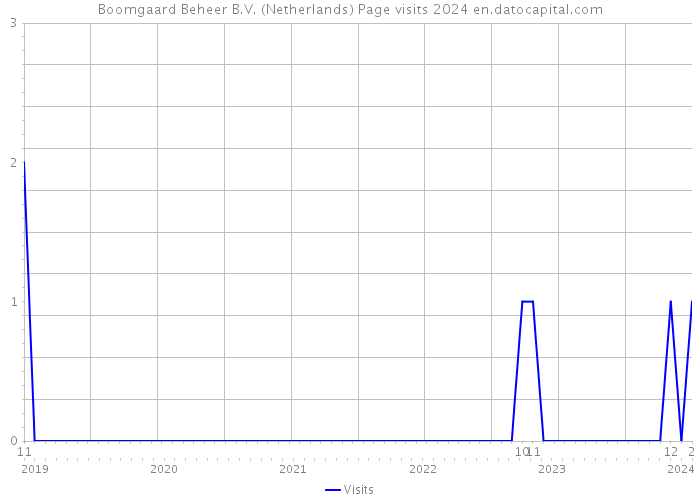 Boomgaard Beheer B.V. (Netherlands) Page visits 2024 