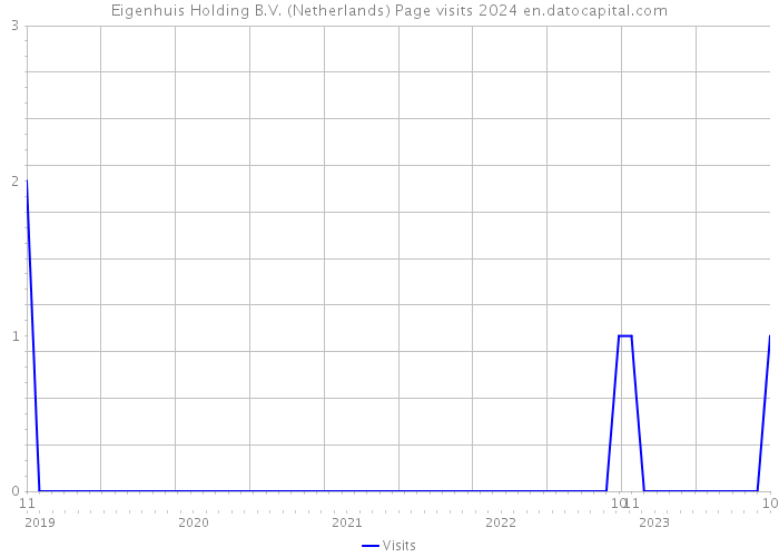 Eigenhuis Holding B.V. (Netherlands) Page visits 2024 