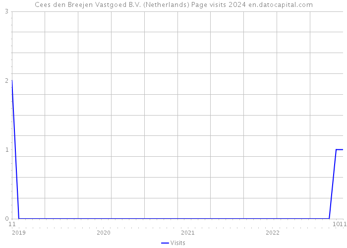 Cees den Breejen Vastgoed B.V. (Netherlands) Page visits 2024 
