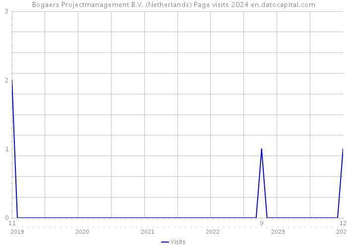 Bogaers Projectmanagement B.V. (Netherlands) Page visits 2024 