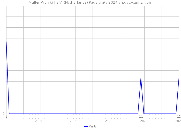 Muller Projekt I B.V. (Netherlands) Page visits 2024 