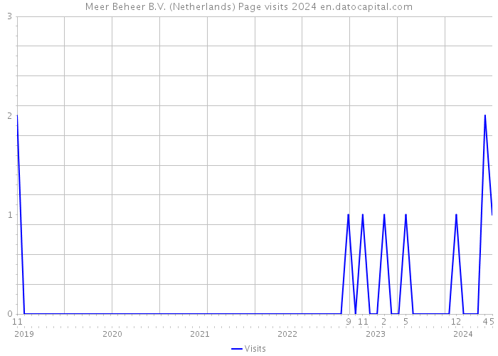 Meer Beheer B.V. (Netherlands) Page visits 2024 