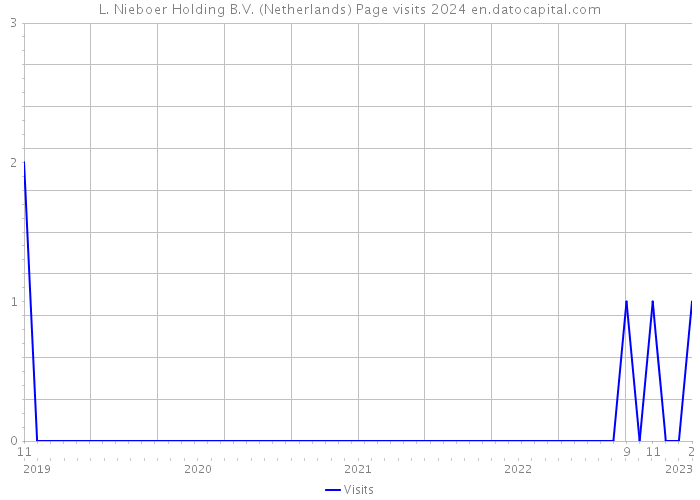 L. Nieboer Holding B.V. (Netherlands) Page visits 2024 
