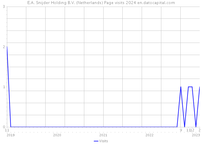 E.A. Snijder Holding B.V. (Netherlands) Page visits 2024 