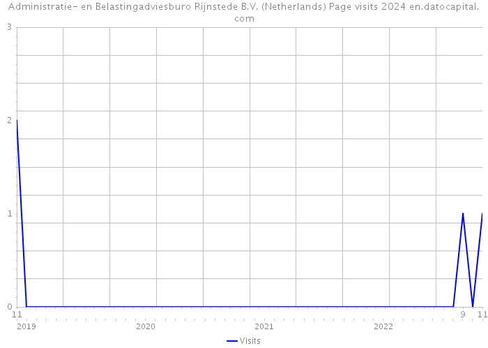 Administratie- en Belastingadviesburo Rijnstede B.V. (Netherlands) Page visits 2024 