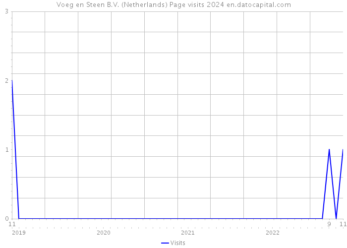 Voeg en Steen B.V. (Netherlands) Page visits 2024 