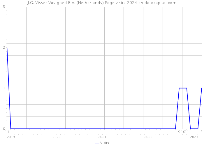 J.G. Visser Vastgoed B.V. (Netherlands) Page visits 2024 