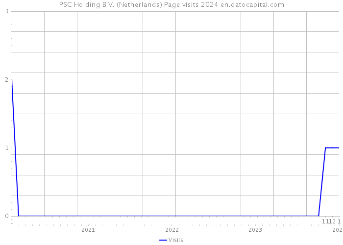 PSC Holding B.V. (Netherlands) Page visits 2024 