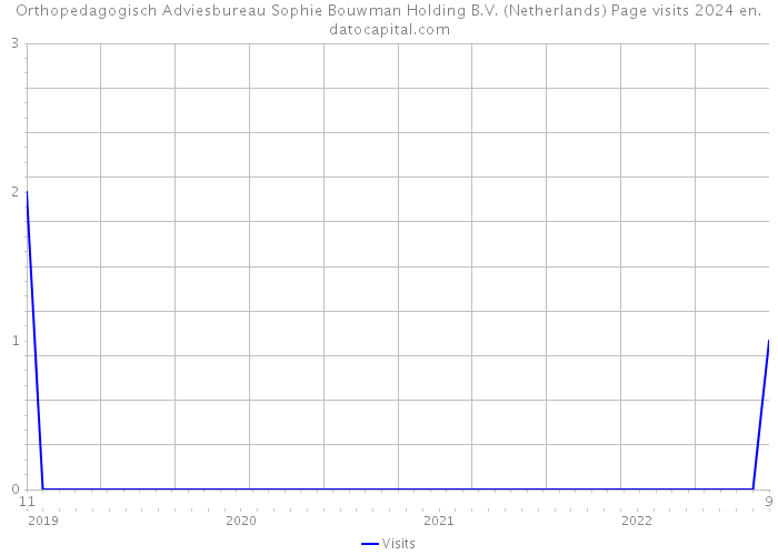 Orthopedagogisch Adviesbureau Sophie Bouwman Holding B.V. (Netherlands) Page visits 2024 