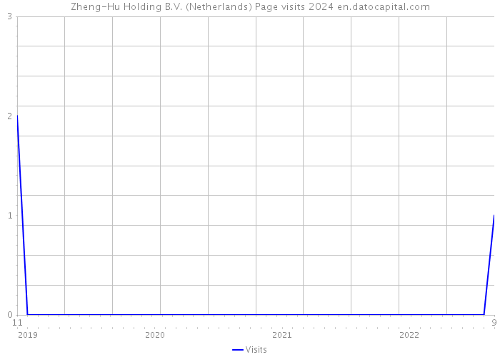 Zheng-Hu Holding B.V. (Netherlands) Page visits 2024 