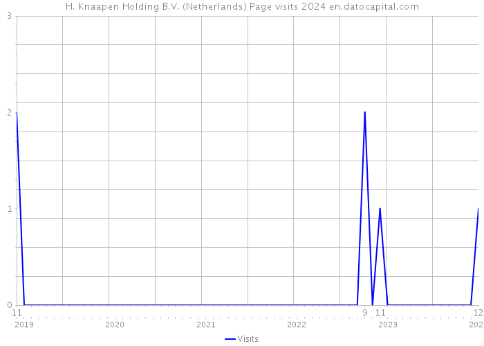 H. Knaapen Holding B.V. (Netherlands) Page visits 2024 