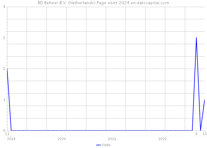 BD Beheer B.V. (Netherlands) Page visits 2024 