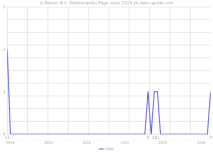 Li Beheer B.V. (Netherlands) Page visits 2024 