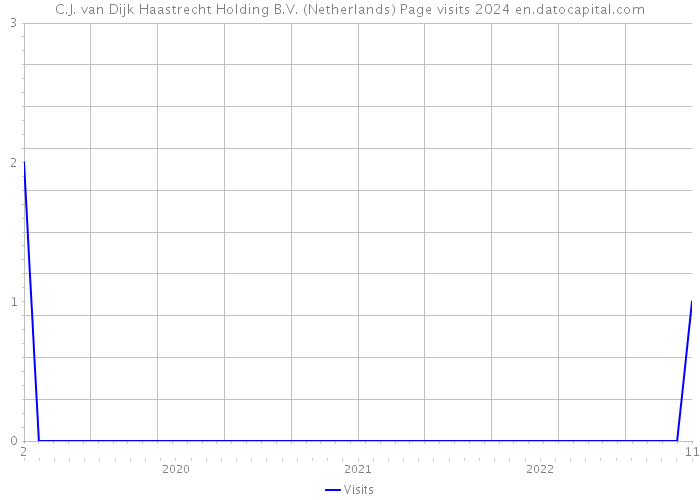 C.J. van Dijk Haastrecht Holding B.V. (Netherlands) Page visits 2024 