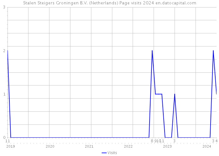 Stalen Steigers Groningen B.V. (Netherlands) Page visits 2024 