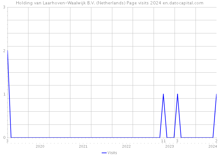 Holding van Laarhoven-Waalwijk B.V. (Netherlands) Page visits 2024 