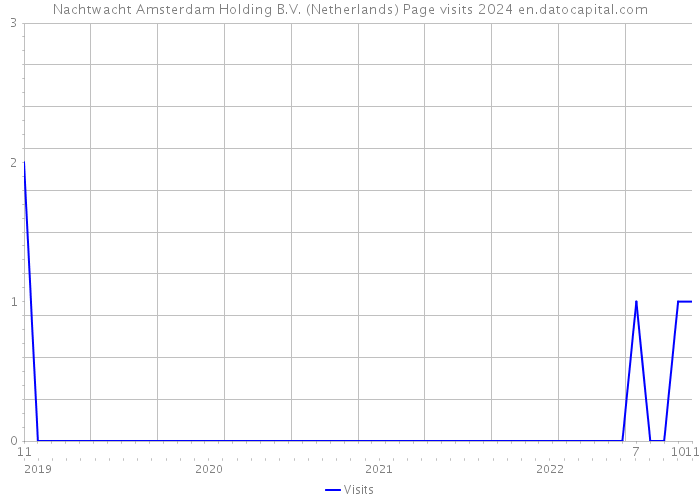 Nachtwacht Amsterdam Holding B.V. (Netherlands) Page visits 2024 