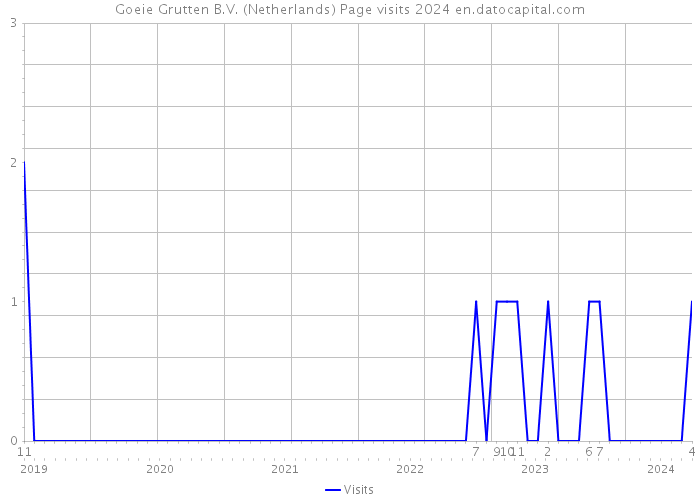 Goeie Grutten B.V. (Netherlands) Page visits 2024 