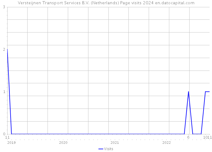 Versteijnen Transport Services B.V. (Netherlands) Page visits 2024 