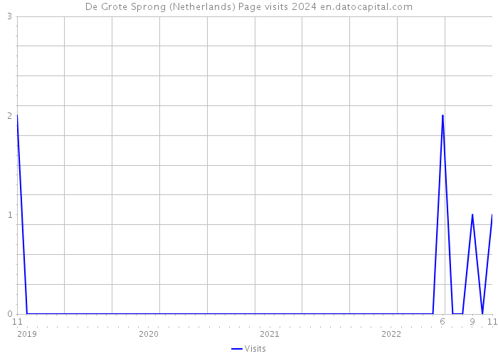 De Grote Sprong (Netherlands) Page visits 2024 