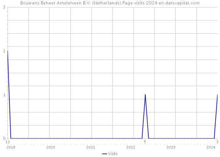 Bouwens Beheer Amstelveen B.V. (Netherlands) Page visits 2024 