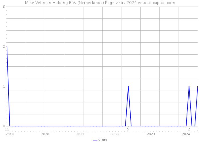 Mike Veltman Holding B.V. (Netherlands) Page visits 2024 