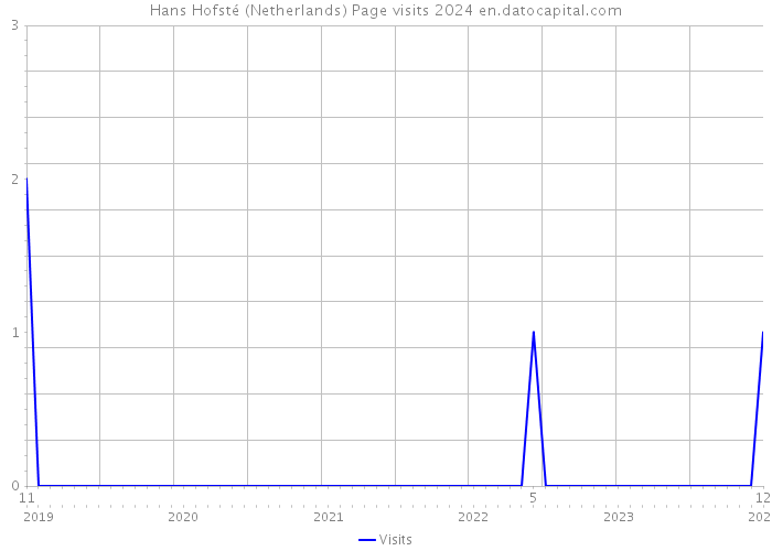 Hans Hofsté (Netherlands) Page visits 2024 