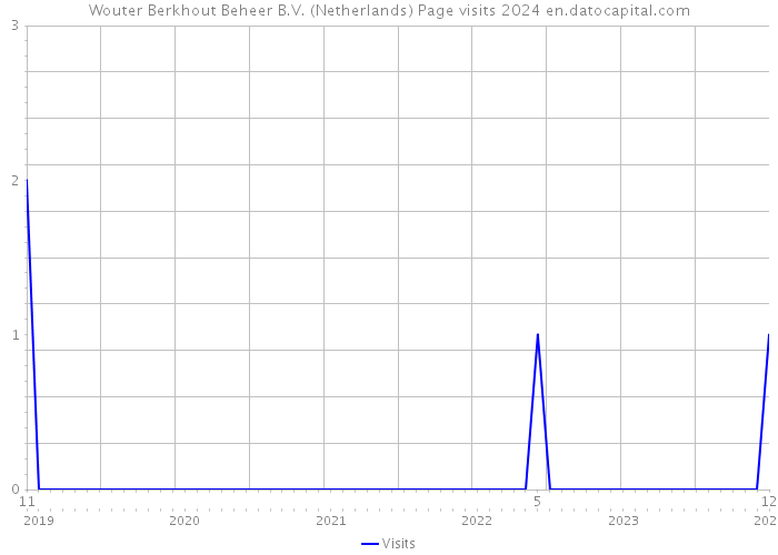 Wouter Berkhout Beheer B.V. (Netherlands) Page visits 2024 