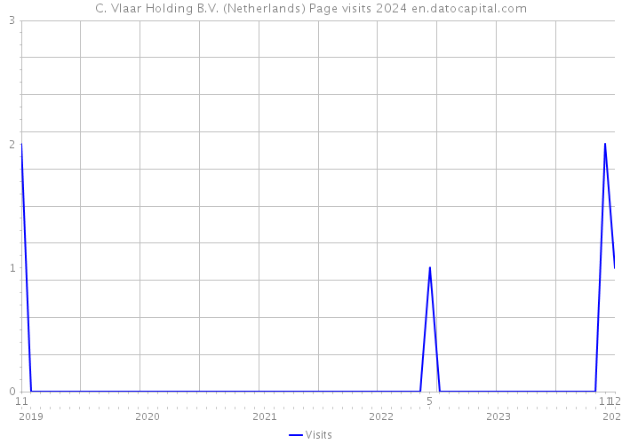 C. Vlaar Holding B.V. (Netherlands) Page visits 2024 