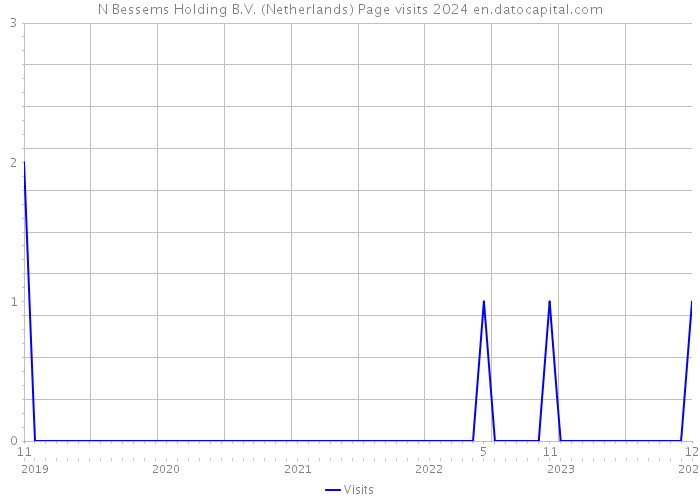 N Bessems Holding B.V. (Netherlands) Page visits 2024 