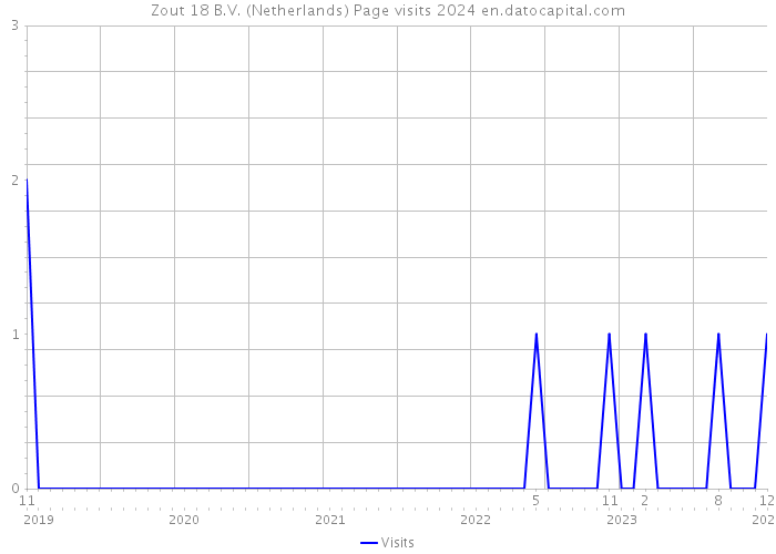 Zout 18 B.V. (Netherlands) Page visits 2024 