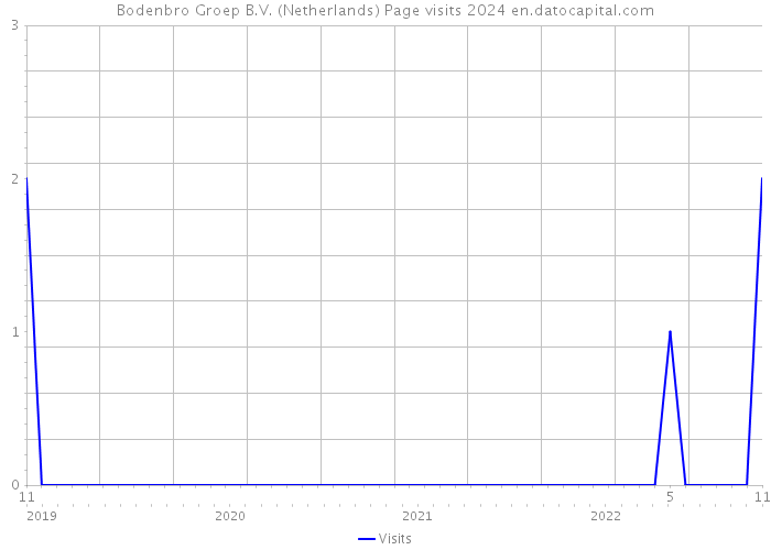 Bodenbro Groep B.V. (Netherlands) Page visits 2024 
