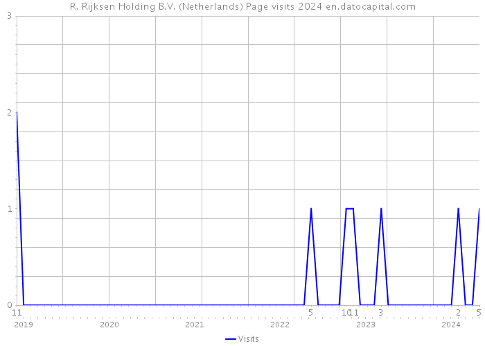 R. Rijksen Holding B.V. (Netherlands) Page visits 2024 