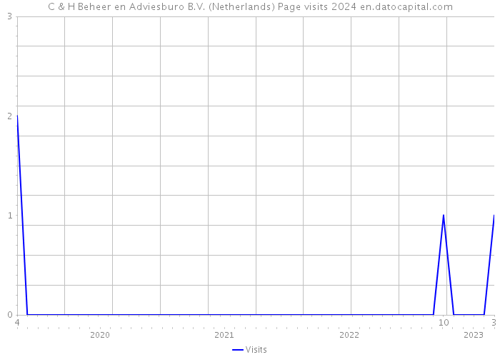C & H Beheer en Adviesburo B.V. (Netherlands) Page visits 2024 