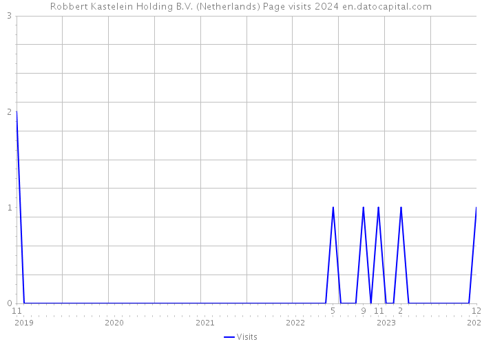 Robbert Kastelein Holding B.V. (Netherlands) Page visits 2024 