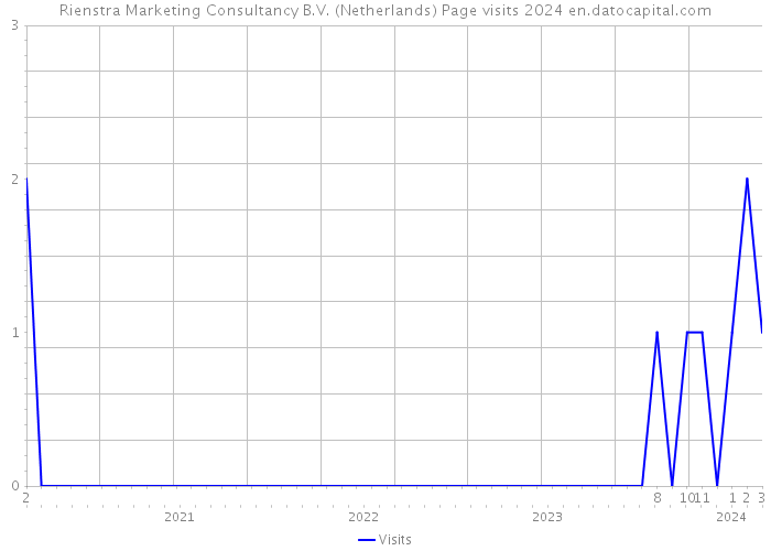 Rienstra Marketing Consultancy B.V. (Netherlands) Page visits 2024 