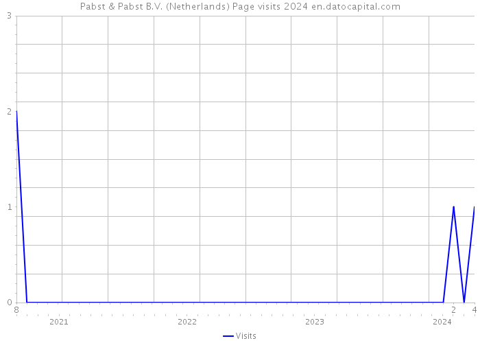 Pabst & Pabst B.V. (Netherlands) Page visits 2024 