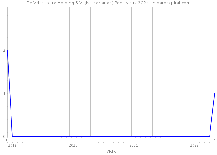 De Vries Joure Holding B.V. (Netherlands) Page visits 2024 