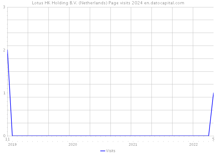 Lotus HK Holding B.V. (Netherlands) Page visits 2024 