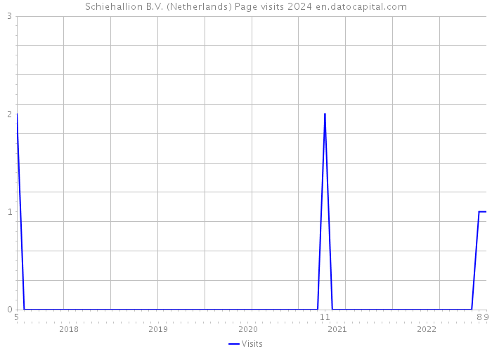Schiehallion B.V. (Netherlands) Page visits 2024 