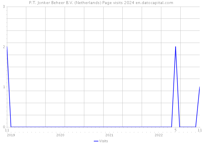 P.T. Jonker Beheer B.V. (Netherlands) Page visits 2024 