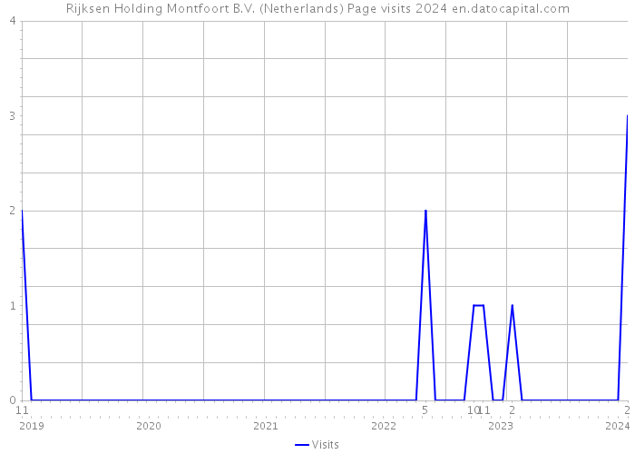 Rijksen Holding Montfoort B.V. (Netherlands) Page visits 2024 