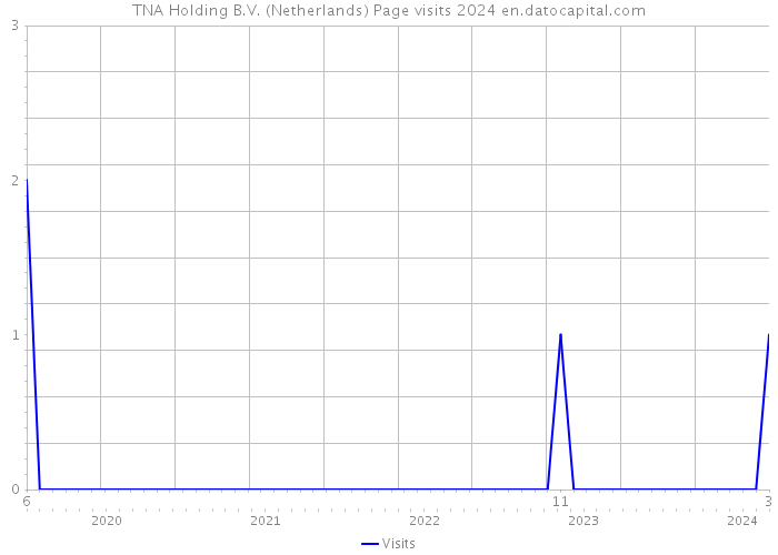 TNA Holding B.V. (Netherlands) Page visits 2024 