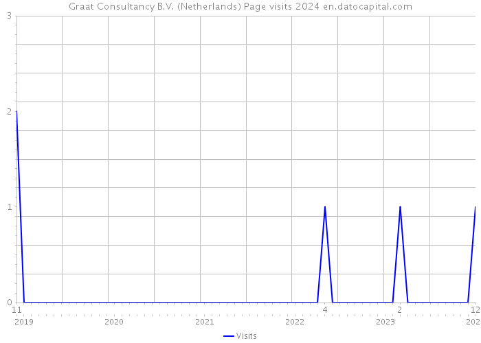 Graat Consultancy B.V. (Netherlands) Page visits 2024 