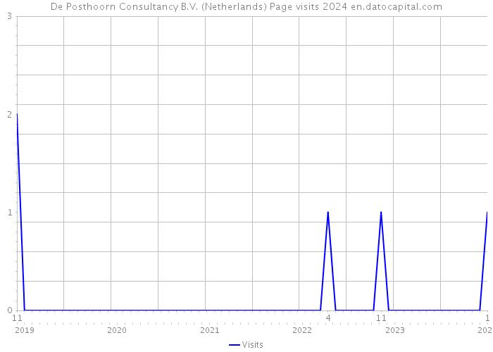 De Posthoorn Consultancy B.V. (Netherlands) Page visits 2024 